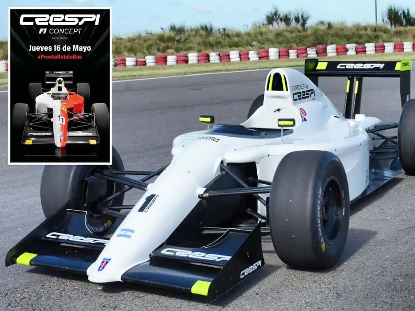 La familia Crespi presentará réplicas de Fórmula 1 inspirados en los que fabricaron para Netflix